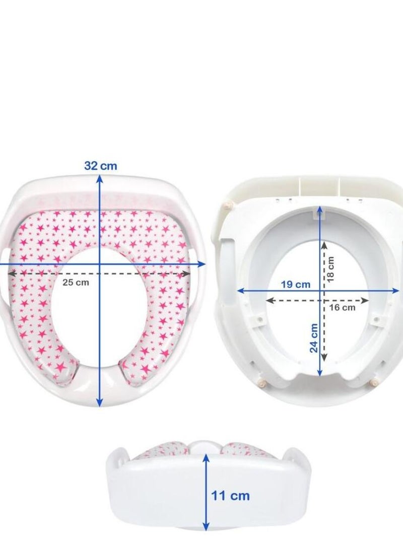 Adaptateur de toilette bébé Rose - Kiabi