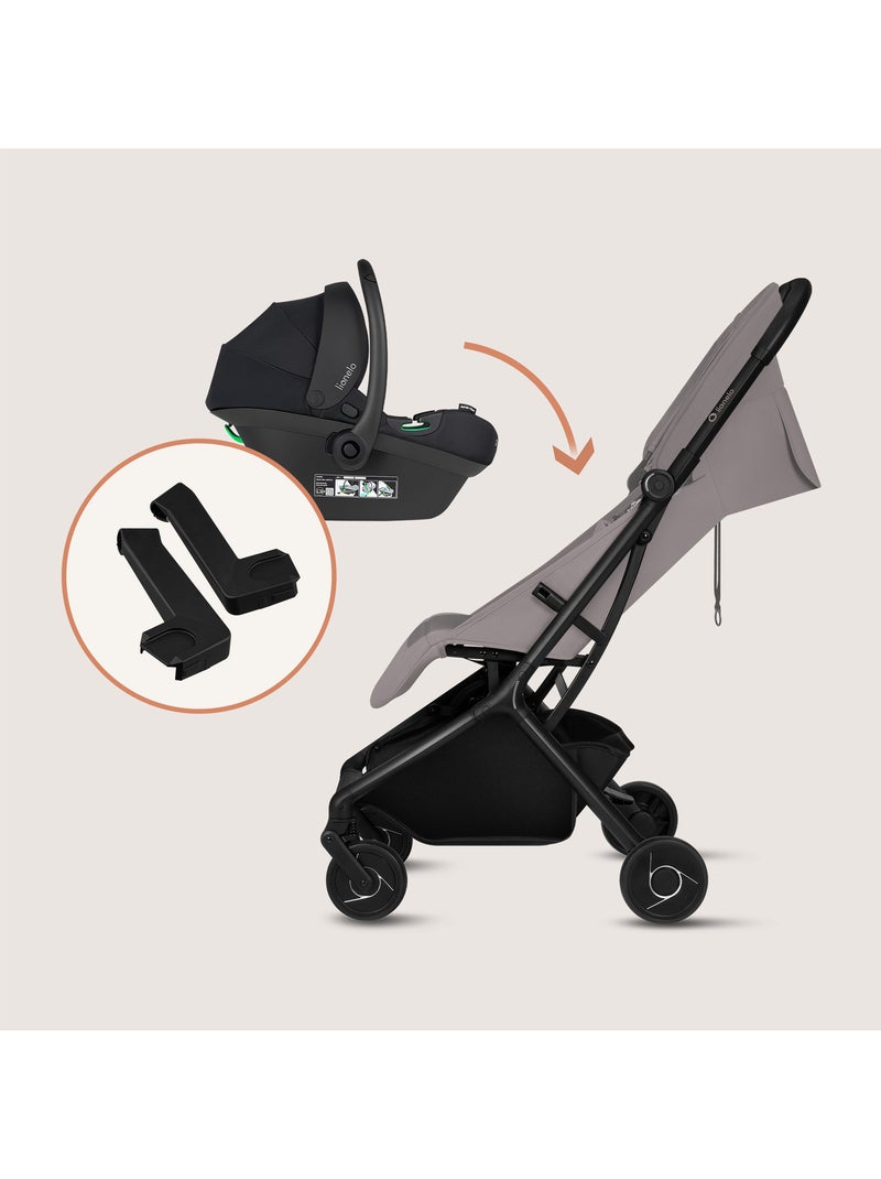 Adaptateurs Cosi pour poussette canne LIONELO Sia - Pour siège auto Astrid i-Size Noir - Kiabi