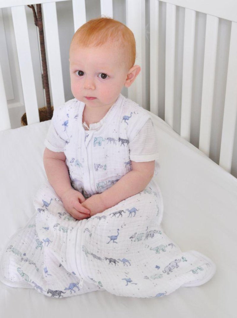 aden + anais - Gigoteuse légère en mousseline de coton Bleu - Kiabi