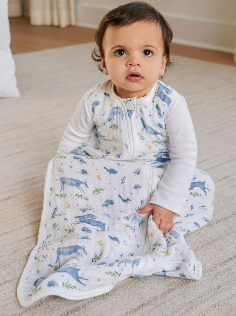 aden + anais - Gigoteuse légère en mousseline de coton Bleu - Kiabi