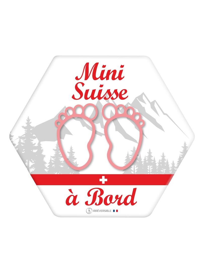 Fiche Banane Femelle Bebeboutik - Sticker Bébé Fanzone Rugby - Petit Supporter Castres Olympique Autocollant Voiture Tuning