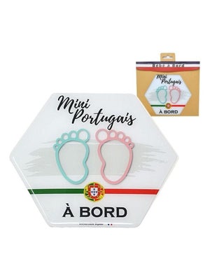 Body Bébé Portugal - Imprimé Armoiries Et Drapeau - Blanc - Taille 0-6 Mois (aussi Dispo 0-18 Mois)