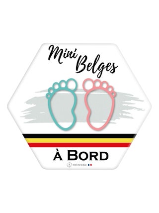 Adhésif bébé à bord Mixte - Mini Belge -