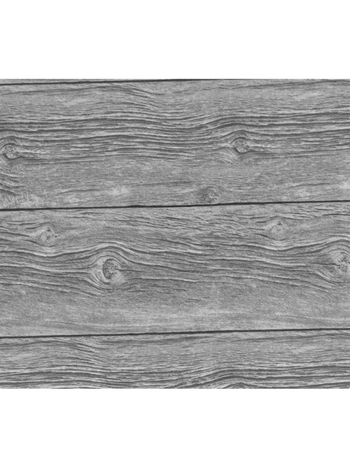 Adhésif décoratif Grey Wood - 200 x 45 cm - Kiabi