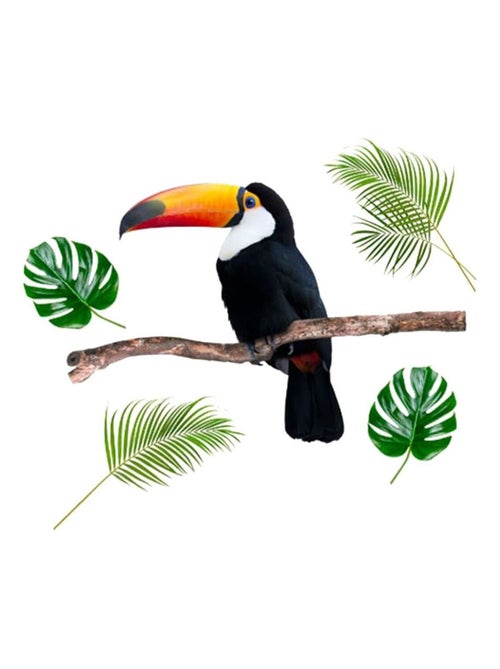 Adhésif décoratif mural toucan - Kiabi