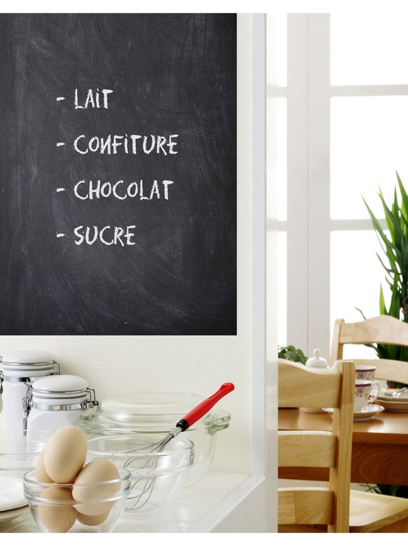 Adhésif décoratif tableau noir Noir - Kiabi