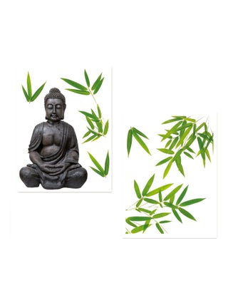 Adhésifs pour vitres bouddha