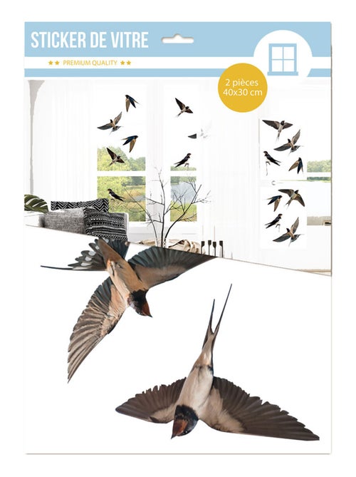 Adhésifs pour vitres hirondelles - Kiabi