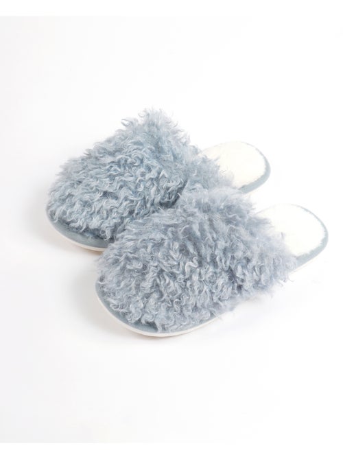 Admas Chaussons d'intérieur effet sherpa pour femme - Kiabi Admas Chaussons d'intérieur effet sherpa pour femme - Kiabi