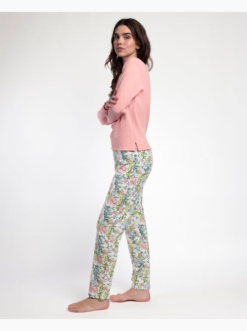 ADMAS GARDEN Pijama Manga Grande Tapeta Jardin d'Automne pour Femme - Kiabi ADMAS GARDEN Pijama Manga Grande Tapeta Jardin d'Automne pour Femme - Kiabi