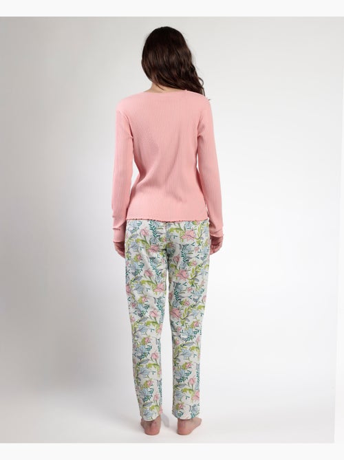 ADMAS GARDEN Pijama Manga Grande Tapeta Jardin d'Automne pour Femme - Kiabi ADMAS GARDEN Pijama Manga Grande Tapeta Jardin d'Automne pour Femme - Kiabi