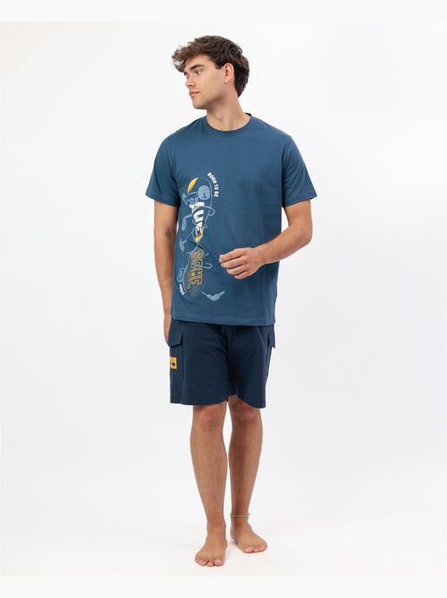 ADMAS Pyjama de skate à manches courtes pour hommes - Kiabi ADMAS Pyjama de skate à manches courtes pour hommes - Kiabi
