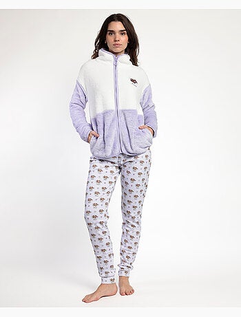 ADMAS Robe de chambre chaude manches longues femme Tout ce qu’il faut pour dormir