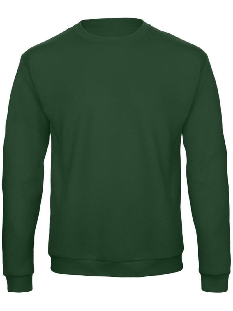 Adultes unisexe id. 202 sweatshirt 50/50 - b and c Vert bouteille - Kiabi