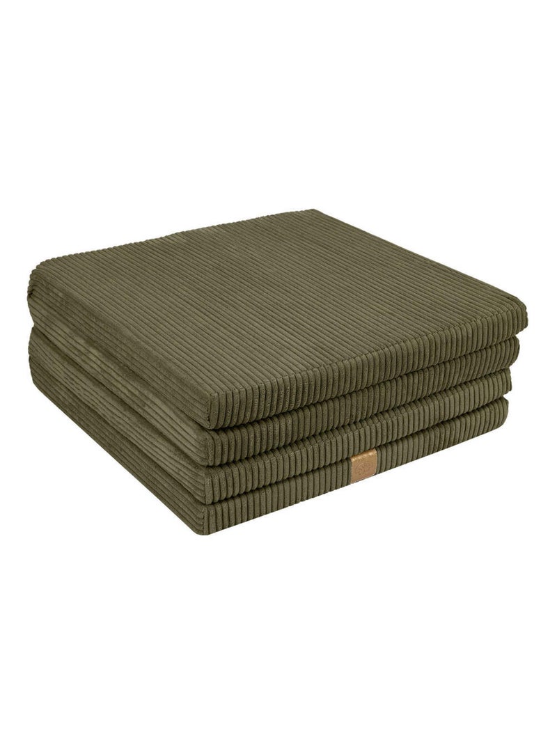 Aesthetic, Kaki Tapis Carré pour Enfants - 120x120x5cm Kaki - Kiabi