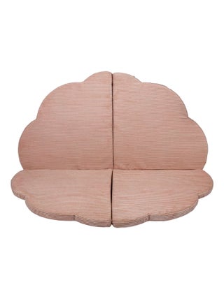 Aesthetic Rose poudré Tapis de Jeu en Forme de Nuage pour Enfants 160x160x5 cm