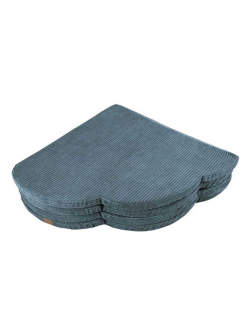 Aesthetic Turquoise Tapis de Jeu en Forme de Nuage pour Enfants 160x160x5 cm Bleu azur - Kiabi