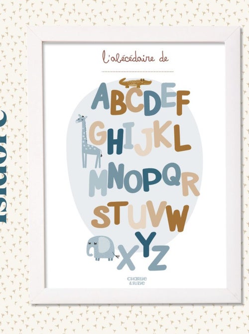 Affiche Abécédaire Isidore - Kiabi
