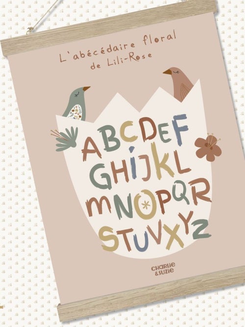 Affiche Abécédaire Lili-Rose - Kiabi