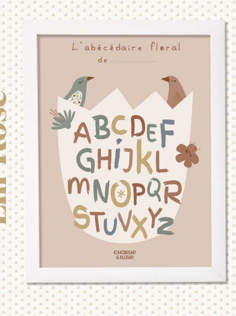 Affiche Abécédaire Lili-Rose Multicolore - Kiabi