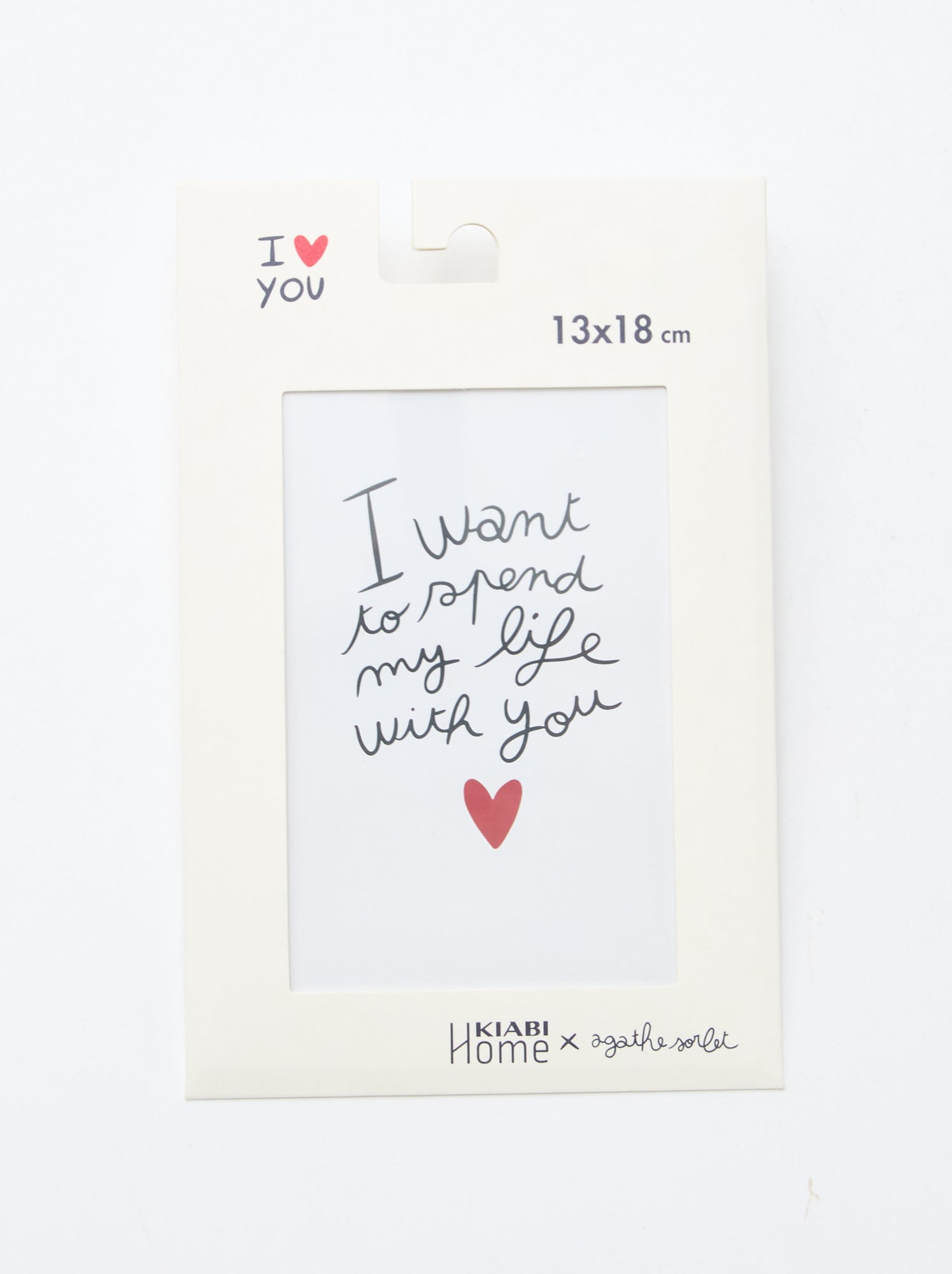 Affiche  'Agathe Sorlet x Kiabi' - Saint-Valentin