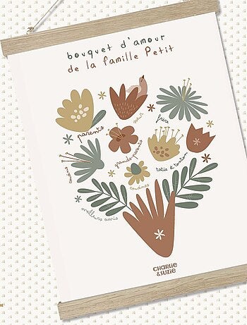 Affiche Bouquet D'amour- Lili Rose