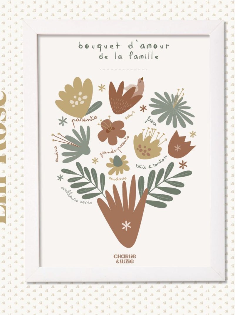 Affiche Bouquet D'amour- Lili Rose Multicolore - Kiabi