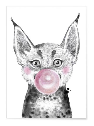 Affiche 'Bulle de Lynx Rose'