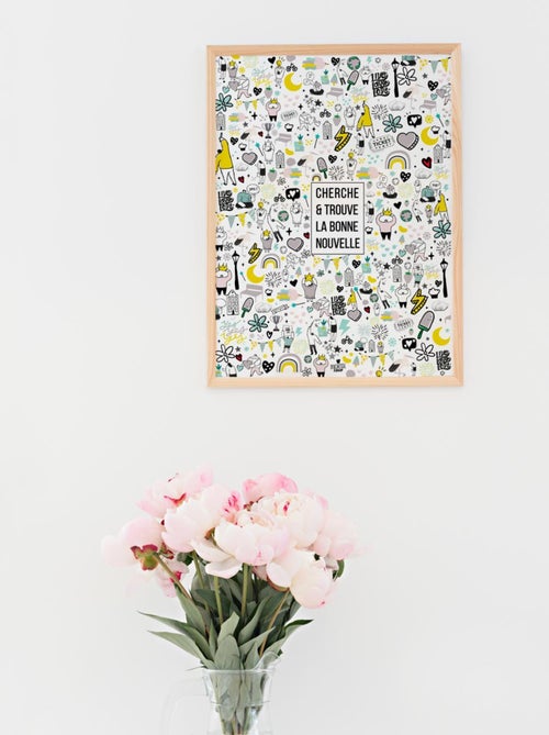 Affiche Cherche et trouve la bonne nouvelle - Kiabi