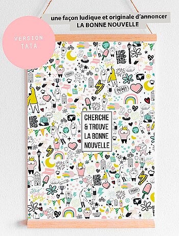 Affiche Cherche et trouve la bonne nouvelle spéciale Tata