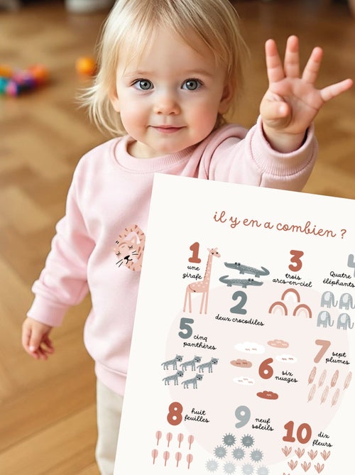 Affiche Compter Animaux Sofia - Kiabi