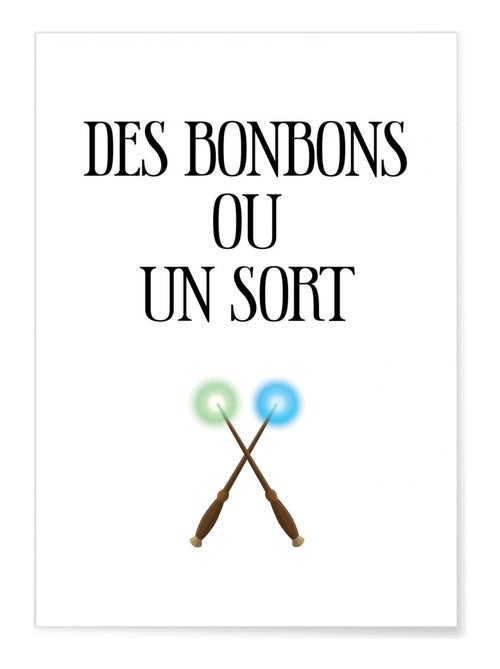 Affiche Des bonbons ou un sort - Kiabi