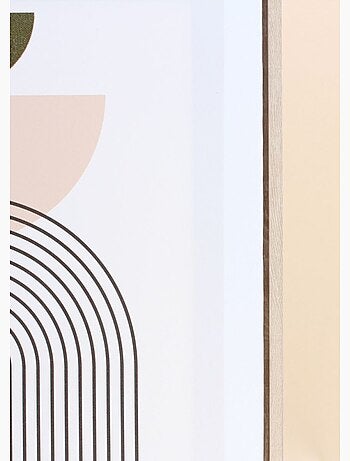 Affiche encadrée 40x50cm thème graphique