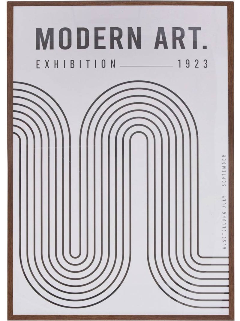Affiche encadrée ADEM Noir Blanc - Kiabi