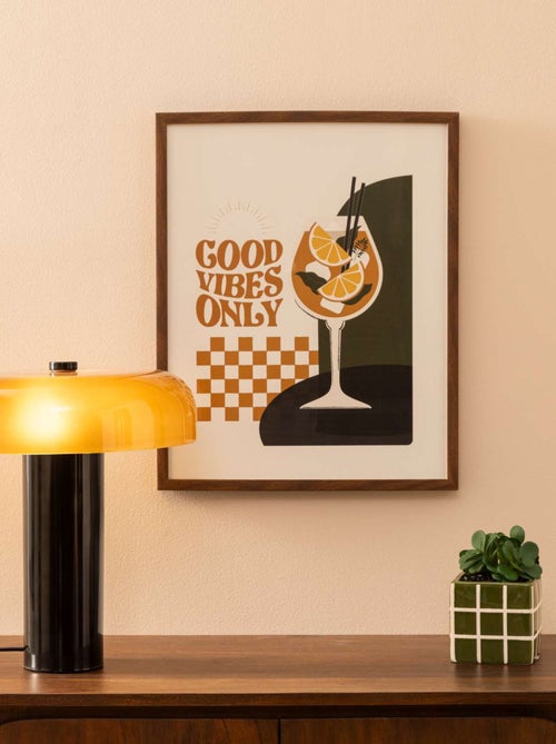 Affiche encadrée COCKTAIL - Kiabi