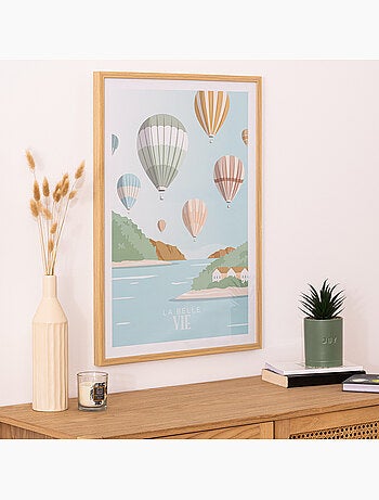 Affiche encadrée design années 50 FRANCOIS