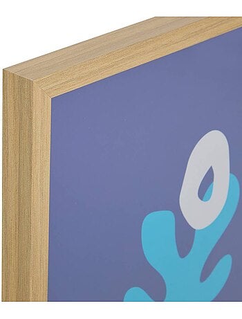 Affiche encadrée design graphique ville libe