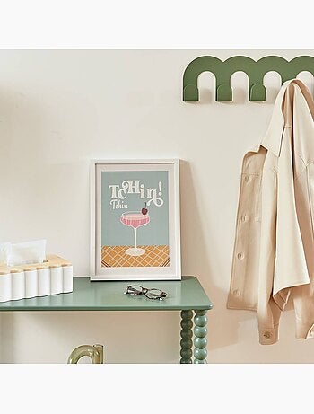 Affiche encadrée design pop cheri