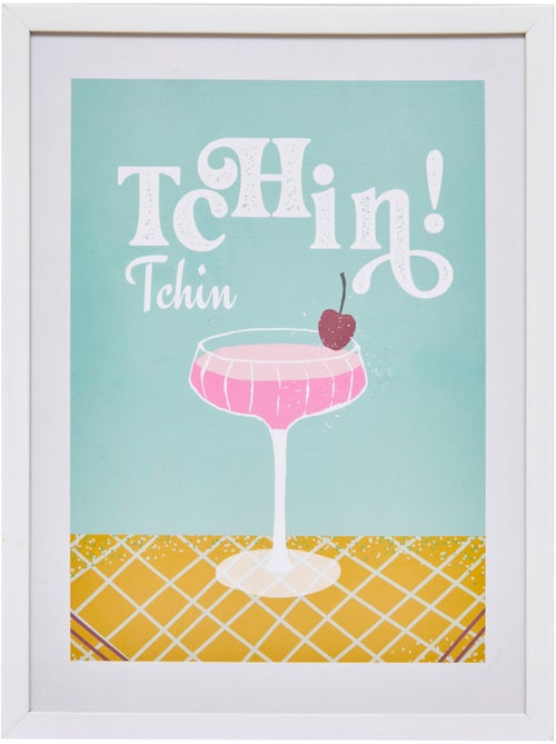 Affiche encadrée design pop CHERI - Kiabi