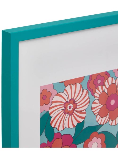 Affiche encadrée motif fleurs 50x70cm CHA CHA POP - Kiabi