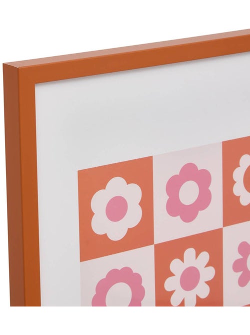 Affiche encadrée motif fleurs 50x70cm CHA CHA POP - Kiabi