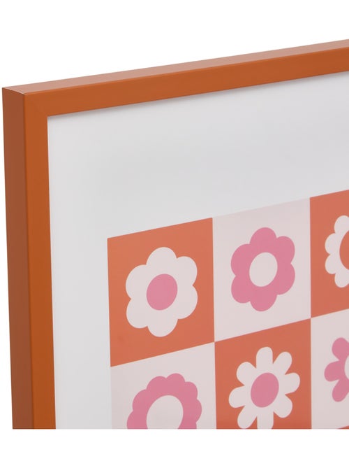 Affiche encadrée motif fleurs 50x70cm CHA CHA POP - Kiabi