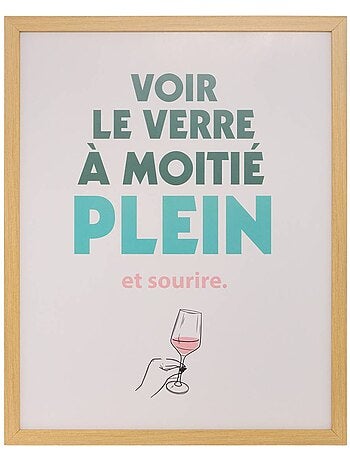 Affiche encadrée rectangulaire aria