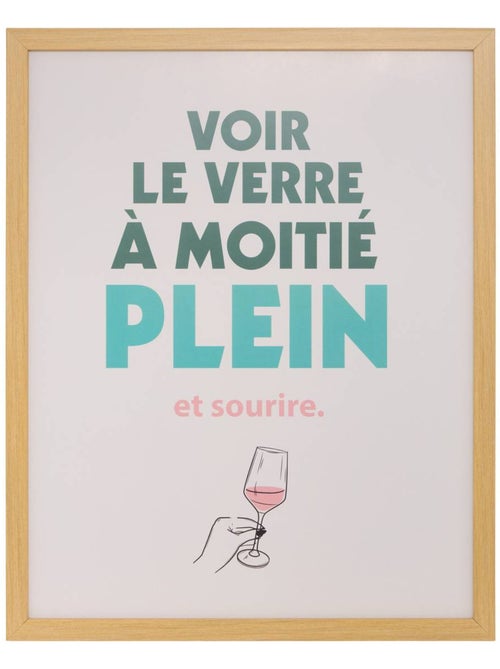 Affiche encadrée rectangulaire aria - Kiabi