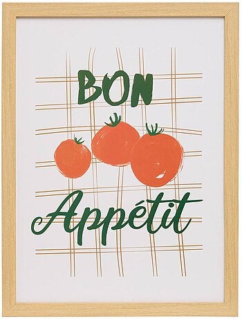 Affiche encadrée rectangulaire berny