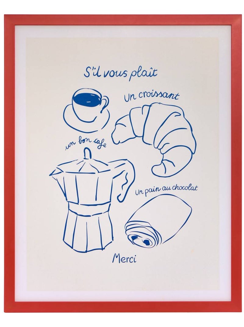 Affiche encadrée rectangulaire fra Multicolore - Kiabi