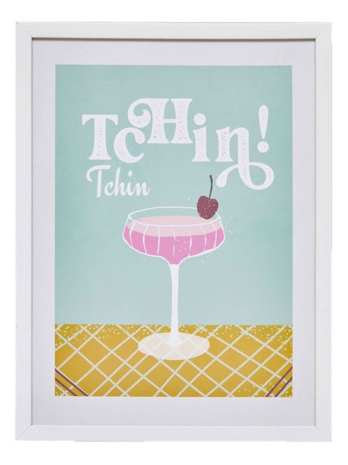 Affiche encadrée Tchin Tchin - Kiabi