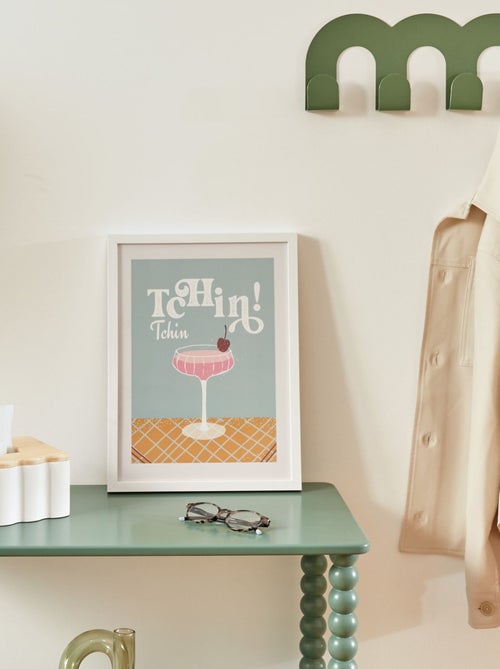 Affiche encadrée Tchin Tchin - Kiabi
