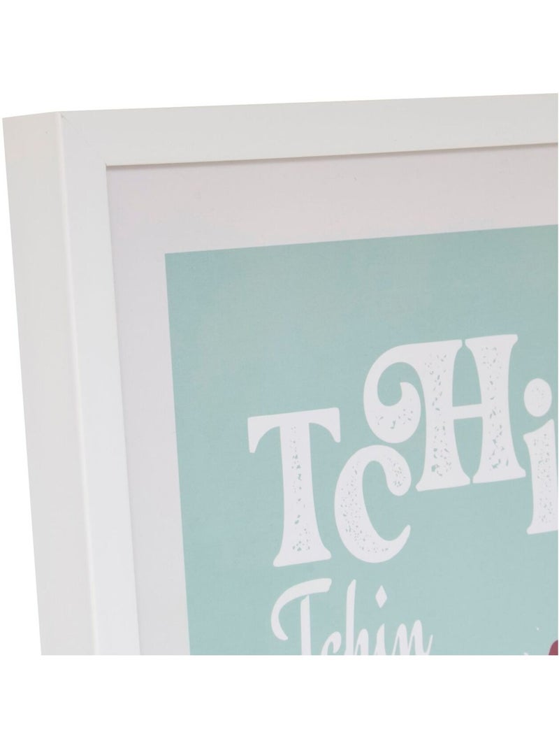 Affiche encadrée tchin tchin Bleu clair - Kiabi