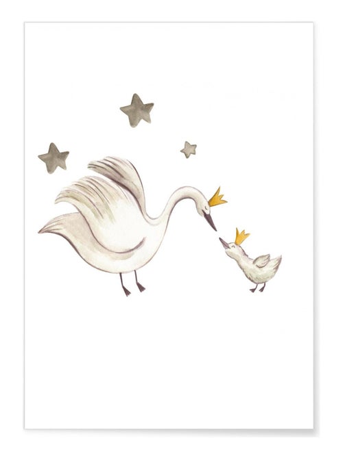 Affiche Enfant Cygnes - Kiabi